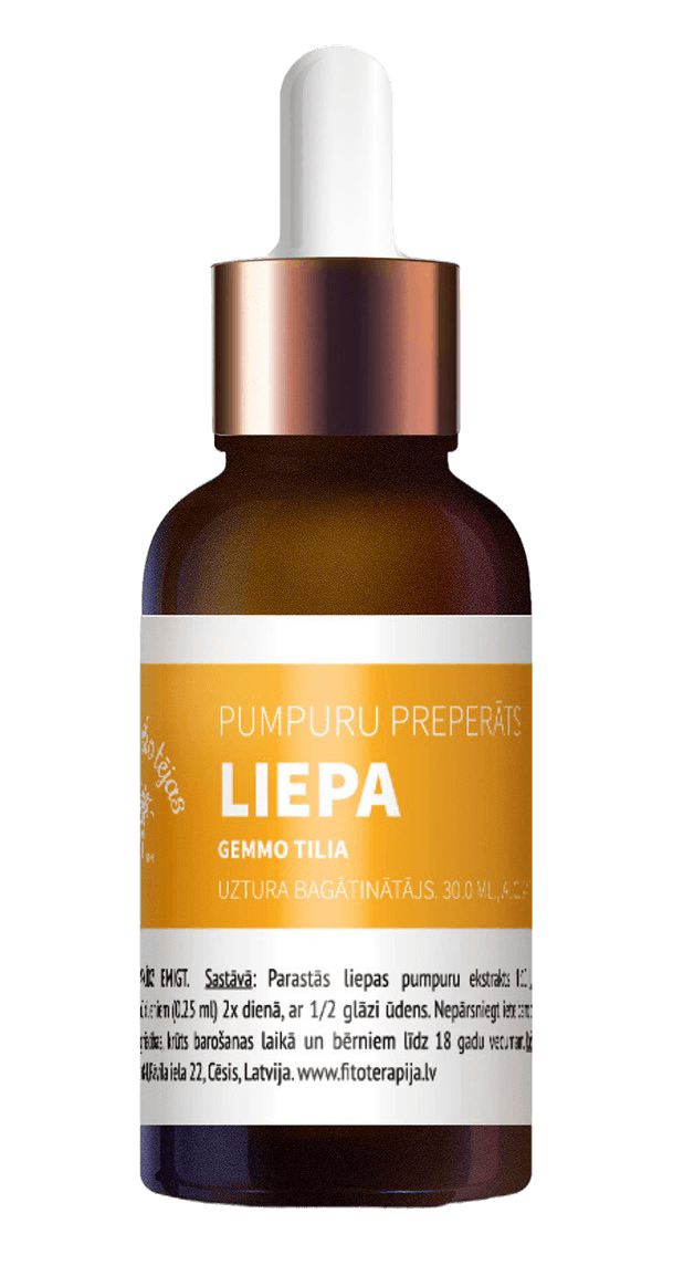 Liepas pumpuru ekstrakts — Dr. Tereško