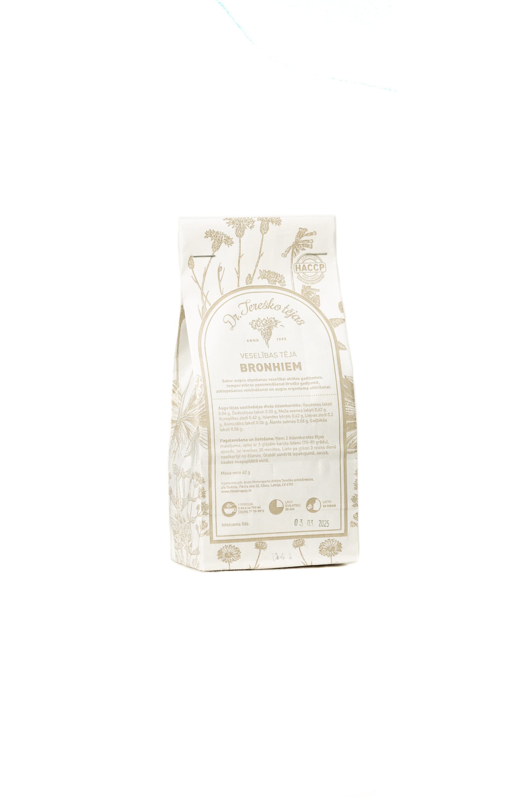 Veselības tēja “BRONHIEM”